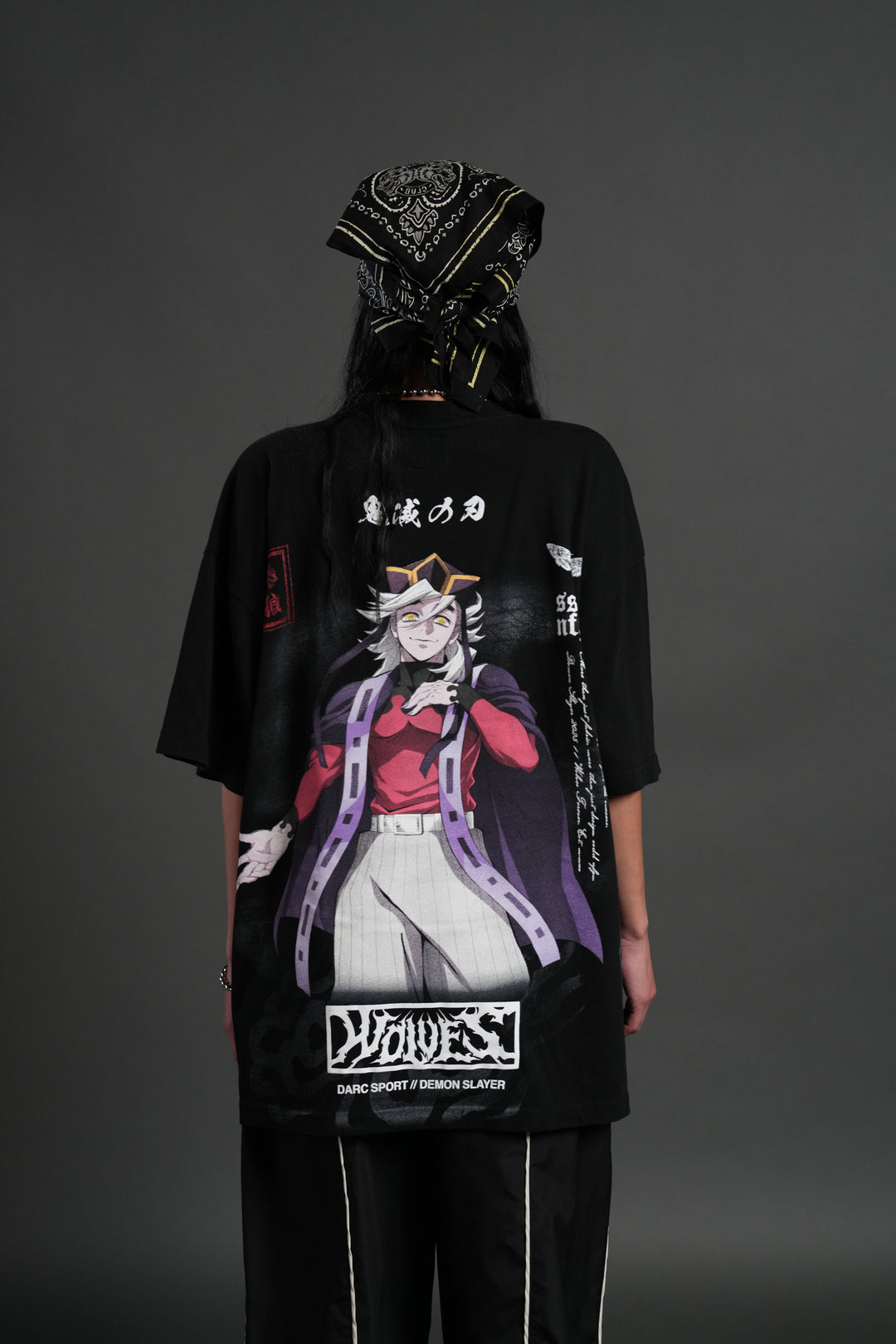 Doma "Side By Side" Series Premium Oversized Tee in Black