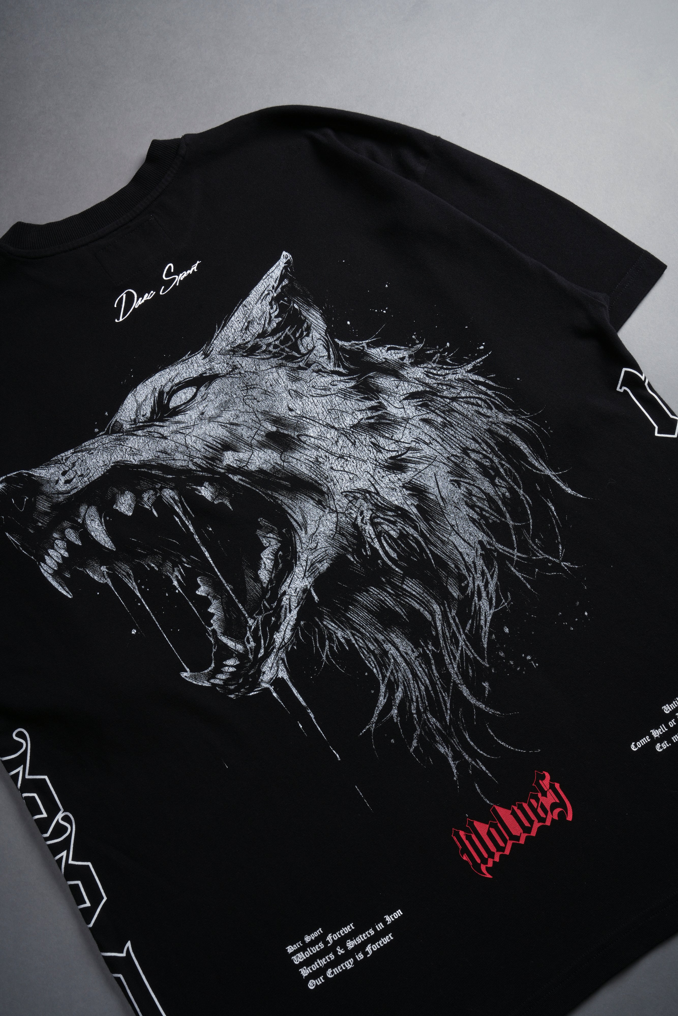 Darc Fenrir "Side By Side" Oversized Tee in Black