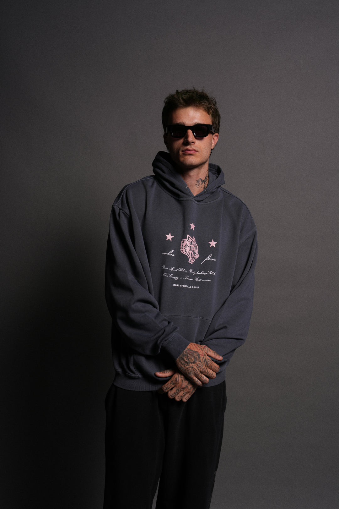 She's a Star Unisex "Pierce" Hoodie in Darc Blue