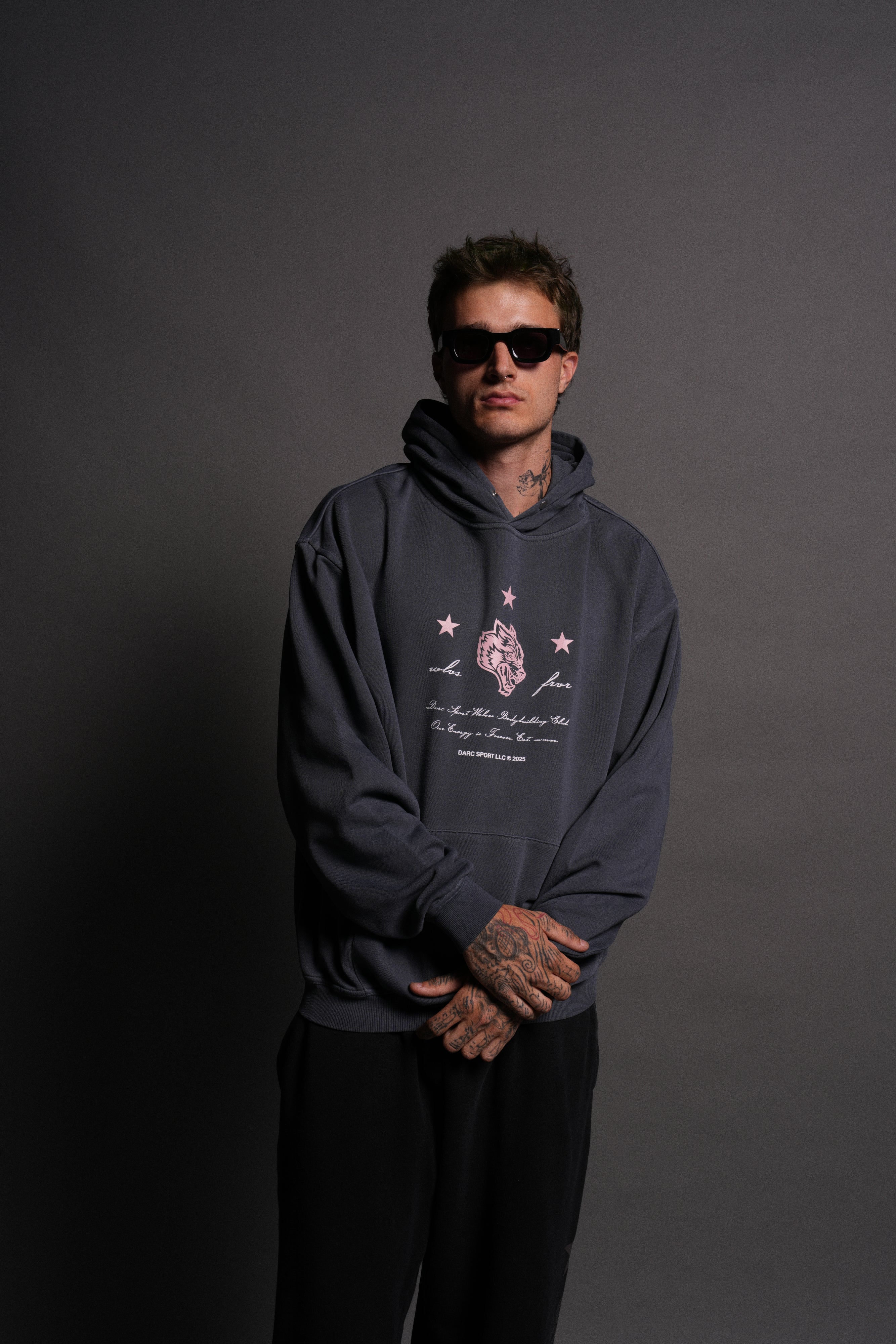She's a Star Unisex "Pierce" Hoodie in Darc Blue