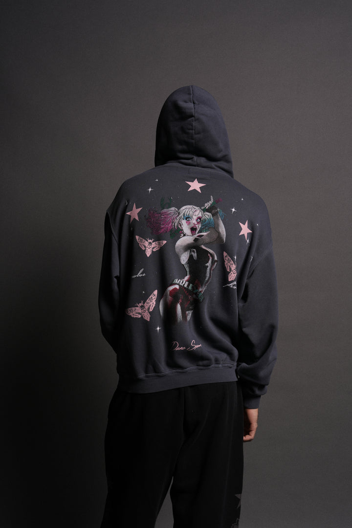 She's a Star Unisex "Pierce" Hoodie in Darc Blue