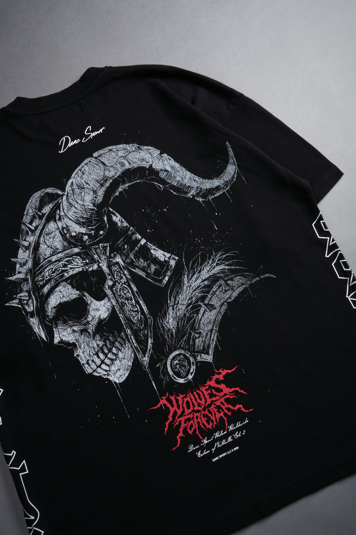 Darc Einherjar "Side By Side" Oversized Tee in Black