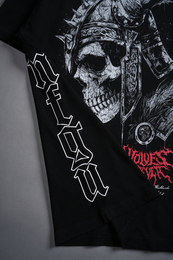 Darc Einherjar "Side By Side" Oversized Tee in Black