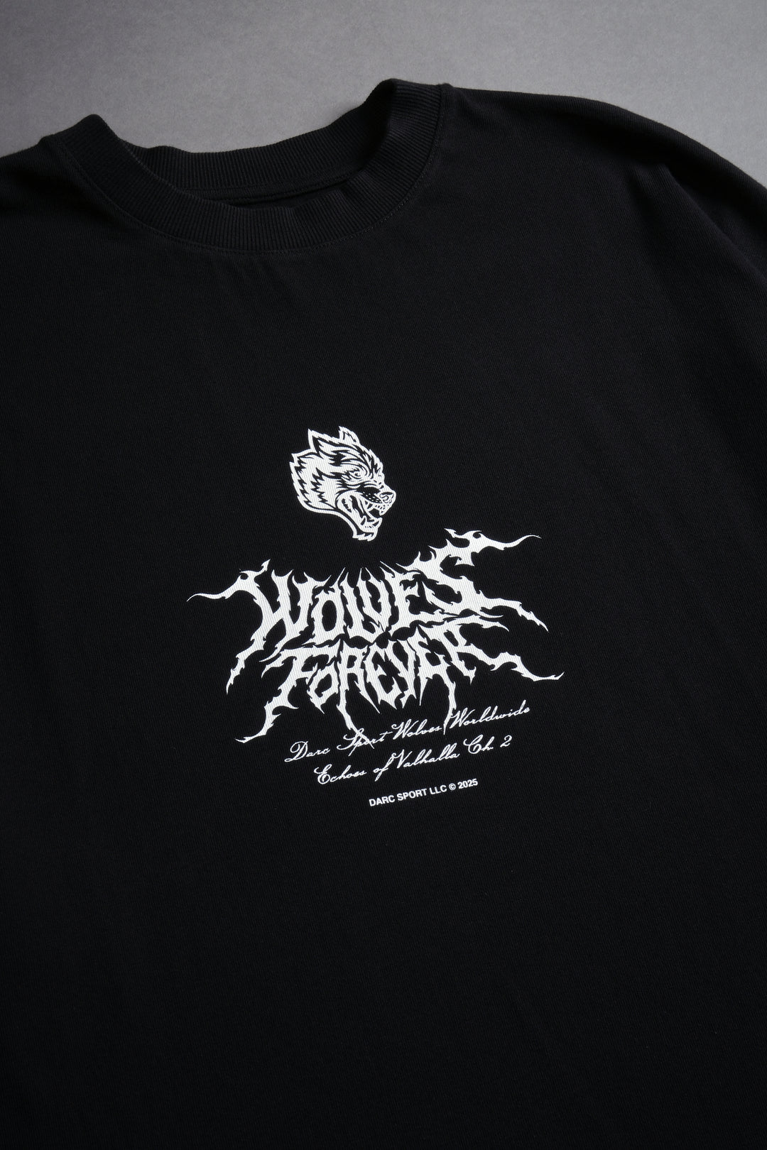 Darc Wings "Side By Side" Oversized Tee in Black