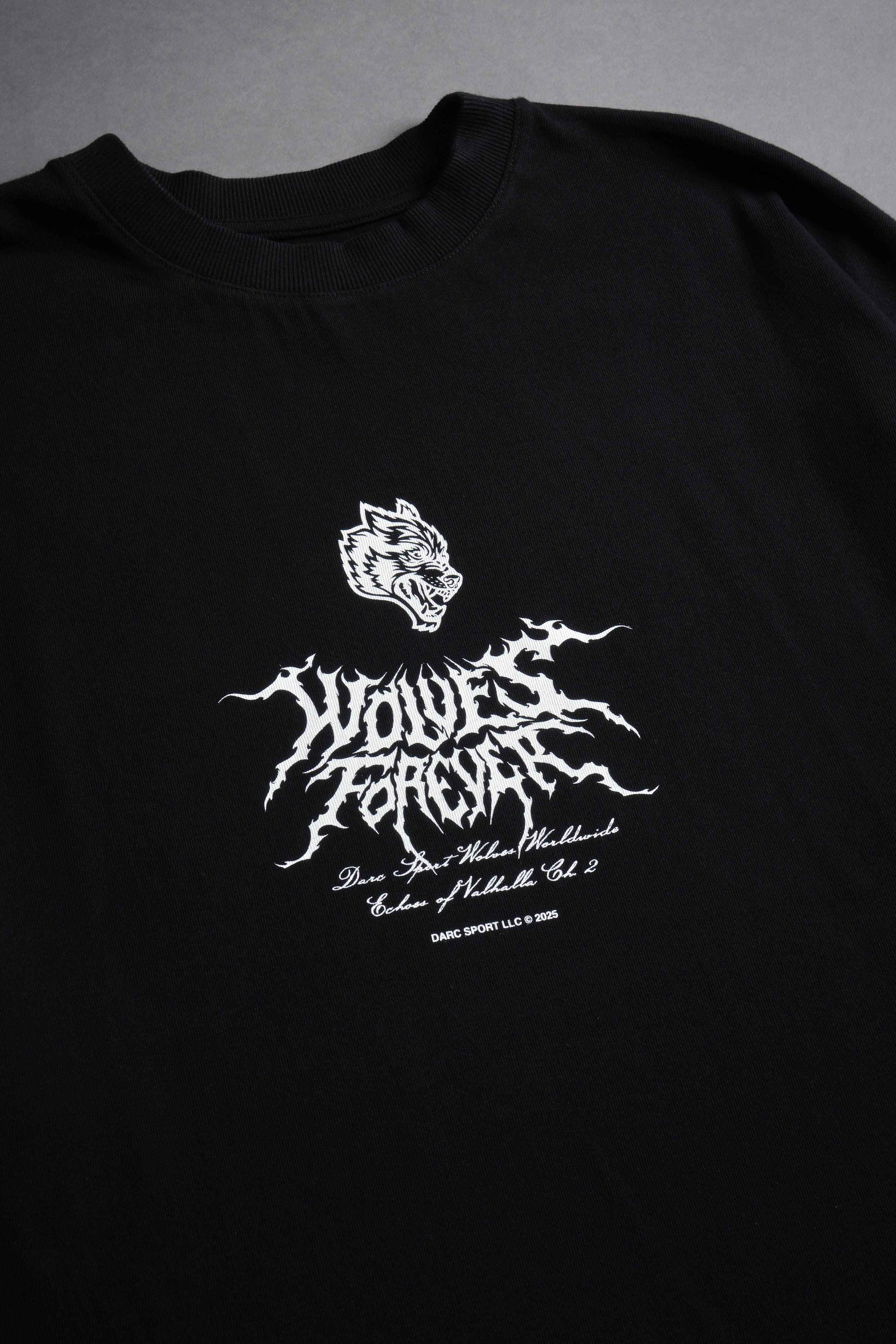 Darc Wings "Side By Side" Oversized Tee in Black