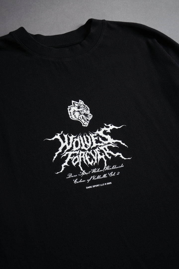 Darc Wings "Side By Side" Oversized Tee in Black