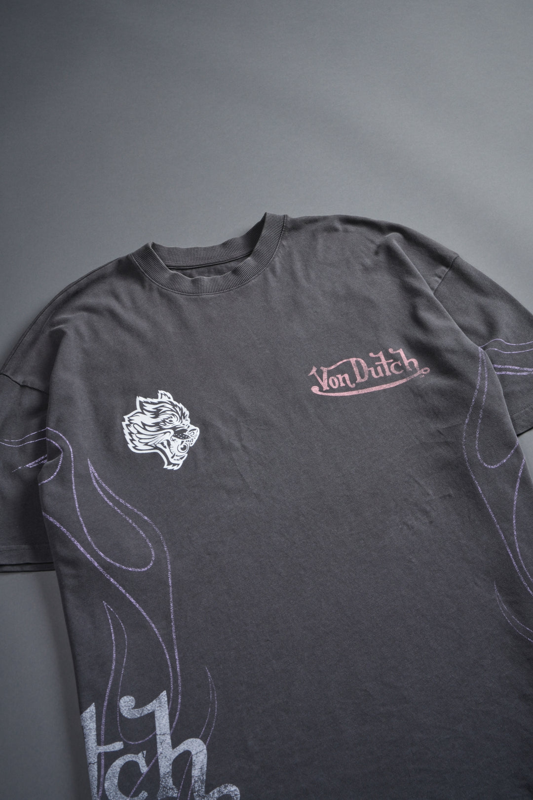 Darc Omen "Side-By-Side" Series Premium Tee in Slate Gray