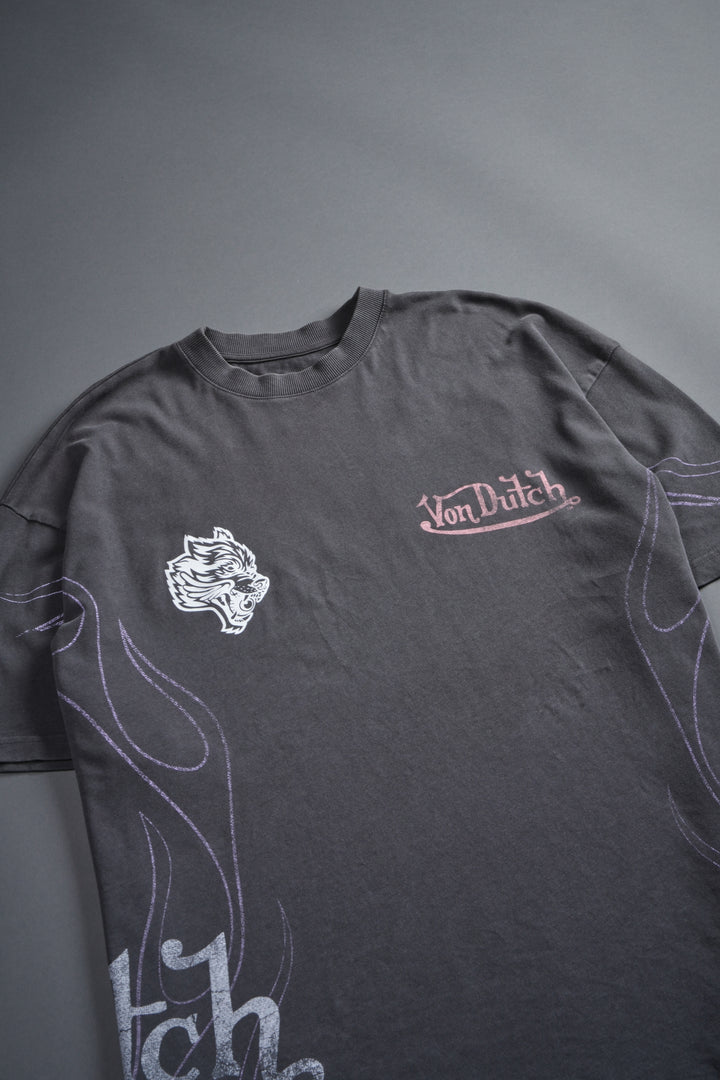 Darc Omen "Side-By-Side" Series Premium Tee in Slate Gray