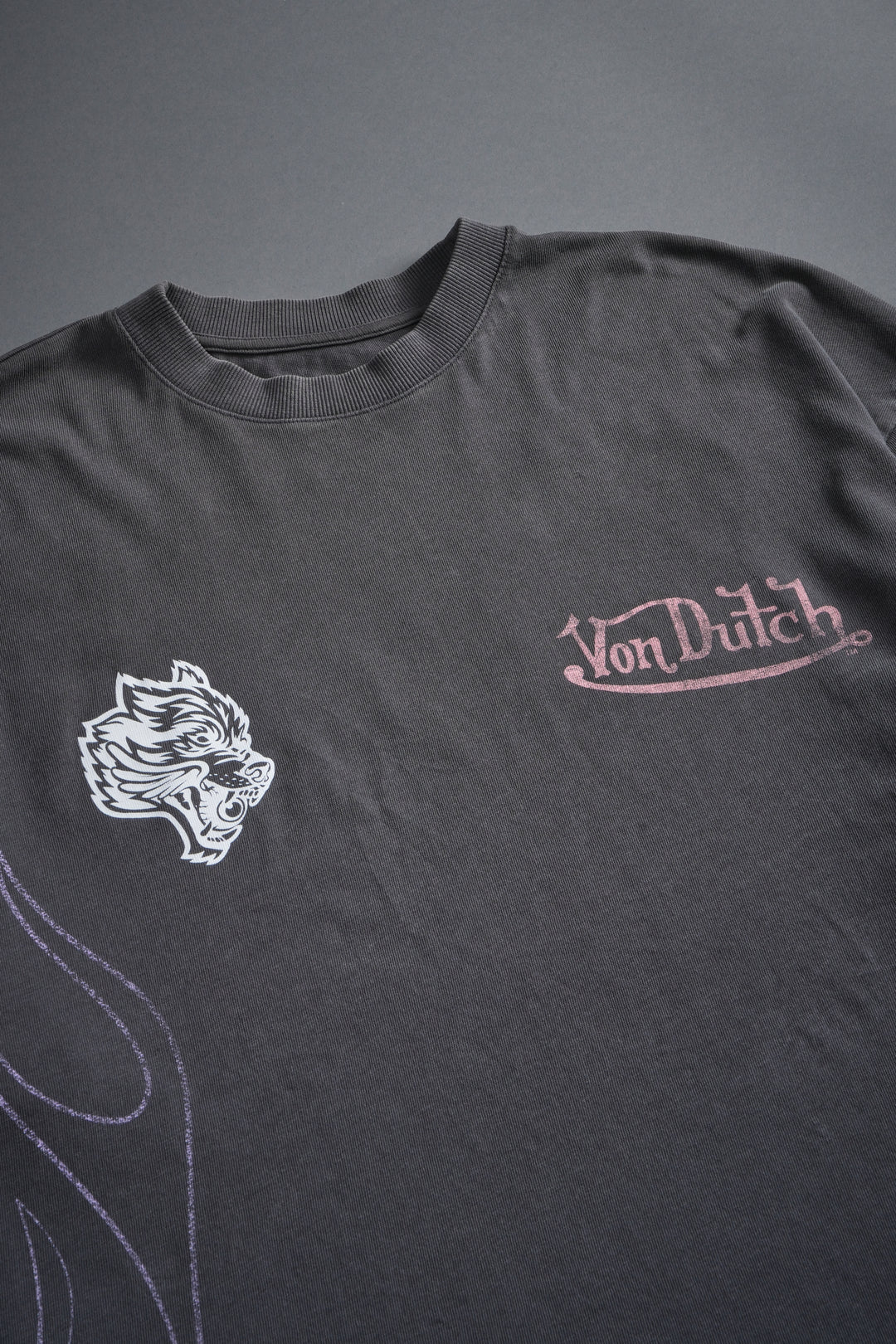 Darc Omen "Side-By-Side" Series Premium Tee in Slate Gray