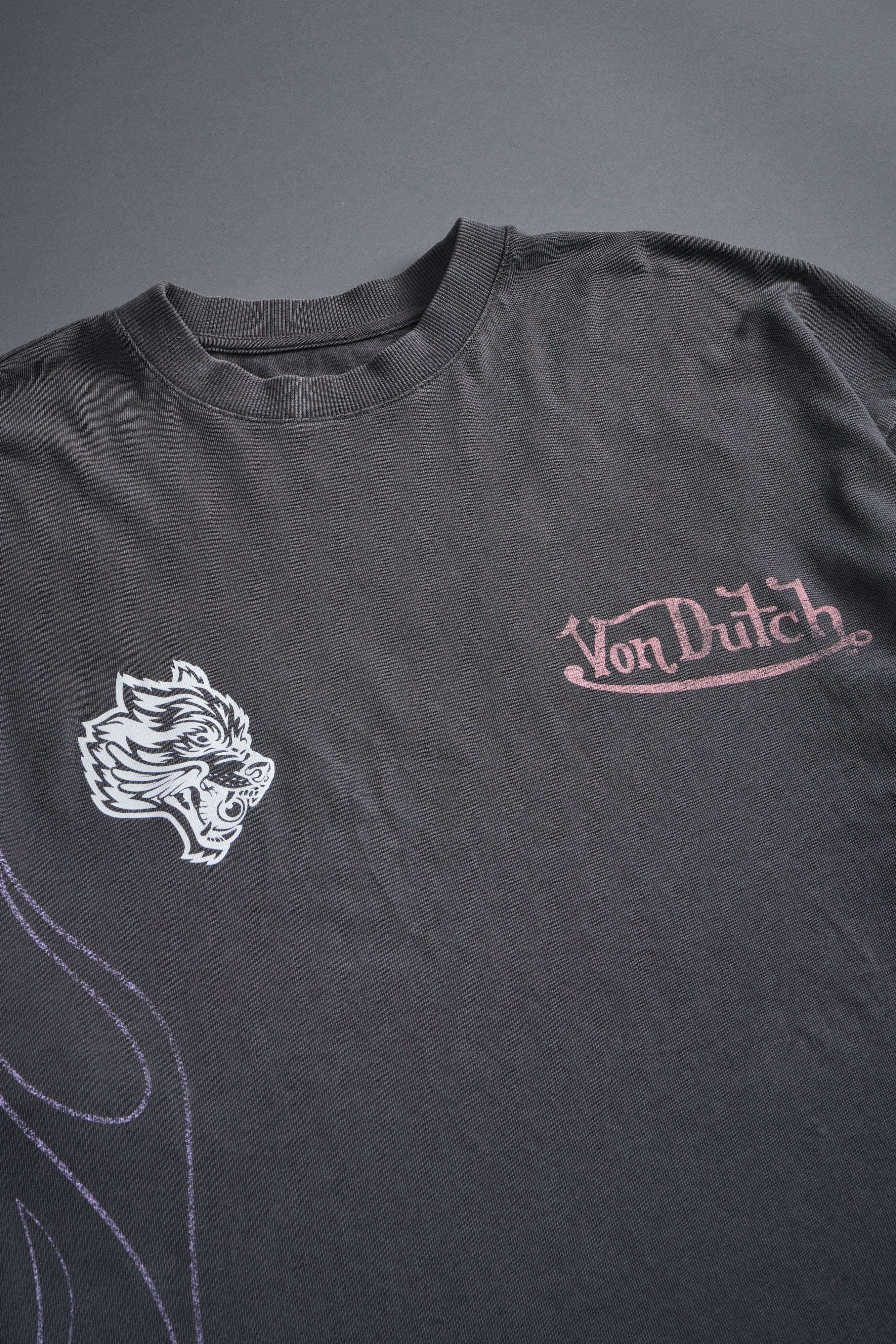 Darc Omen "Side-By-Side" Series Premium Tee in Slate Gray