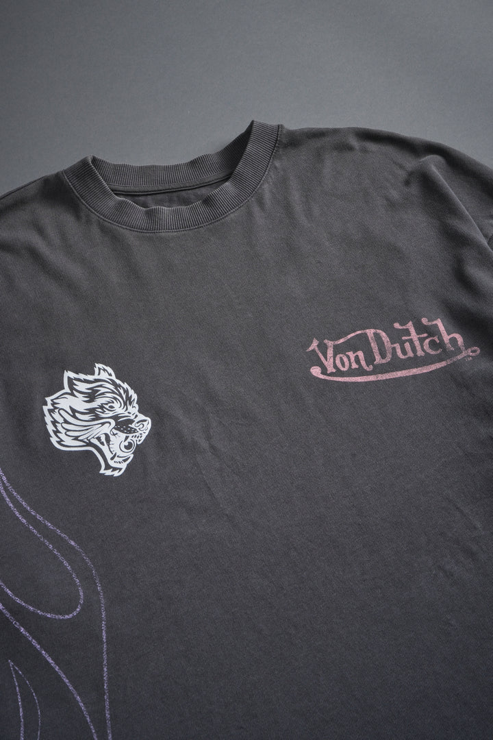 Darc Omen "Side-By-Side" Series Premium Tee in Slate Gray