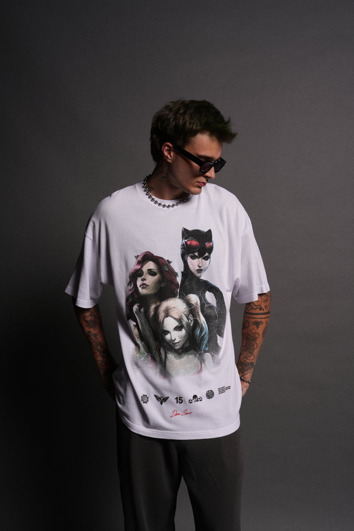(1 Of 500) Feral "Premium" Oversized Tee in White