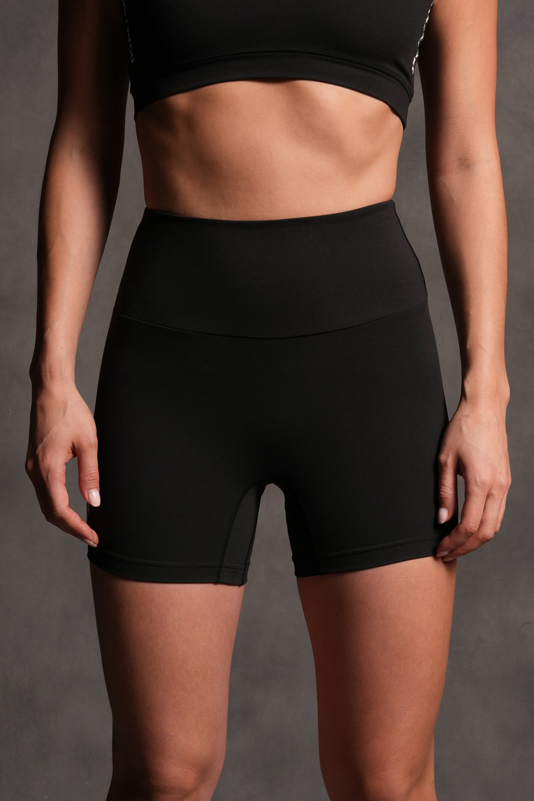 Dual Chopper "Energy" Beau Shorts in Black