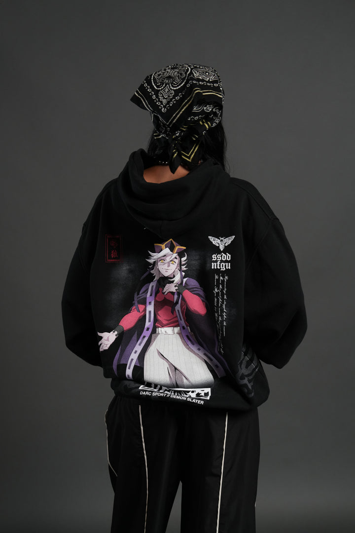 Doma "Side-By-Side" Pierce Hoodie in Black