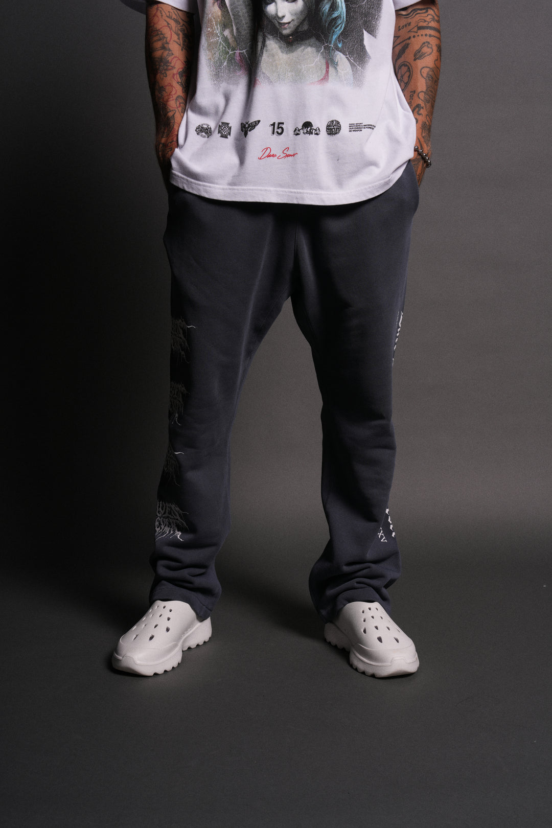 Where Shadows Begin Bigelow Sweat Pants in Darc Blue