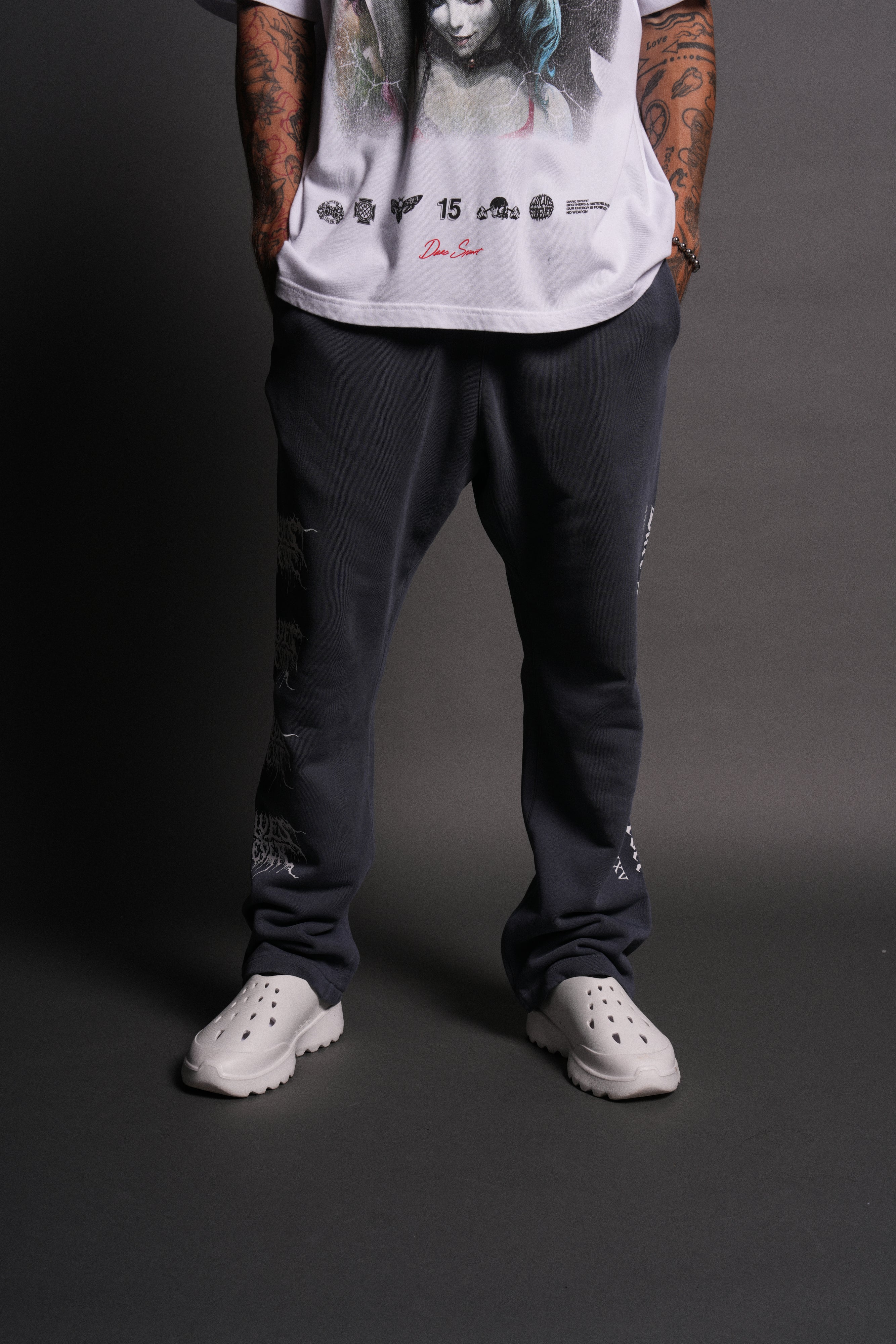 Where Shadows Begin Bigelow Sweat Pants in Darc Blue