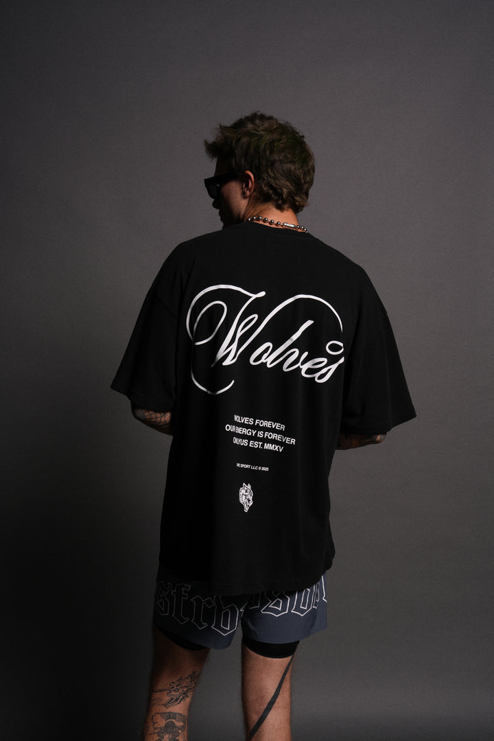 (1 Of 500) Feral "Premium" Oversized Tee in Black