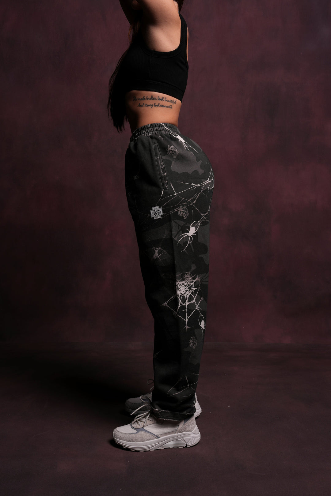 Iron Wolf She Kumite Sweat Pants in Spider Camo