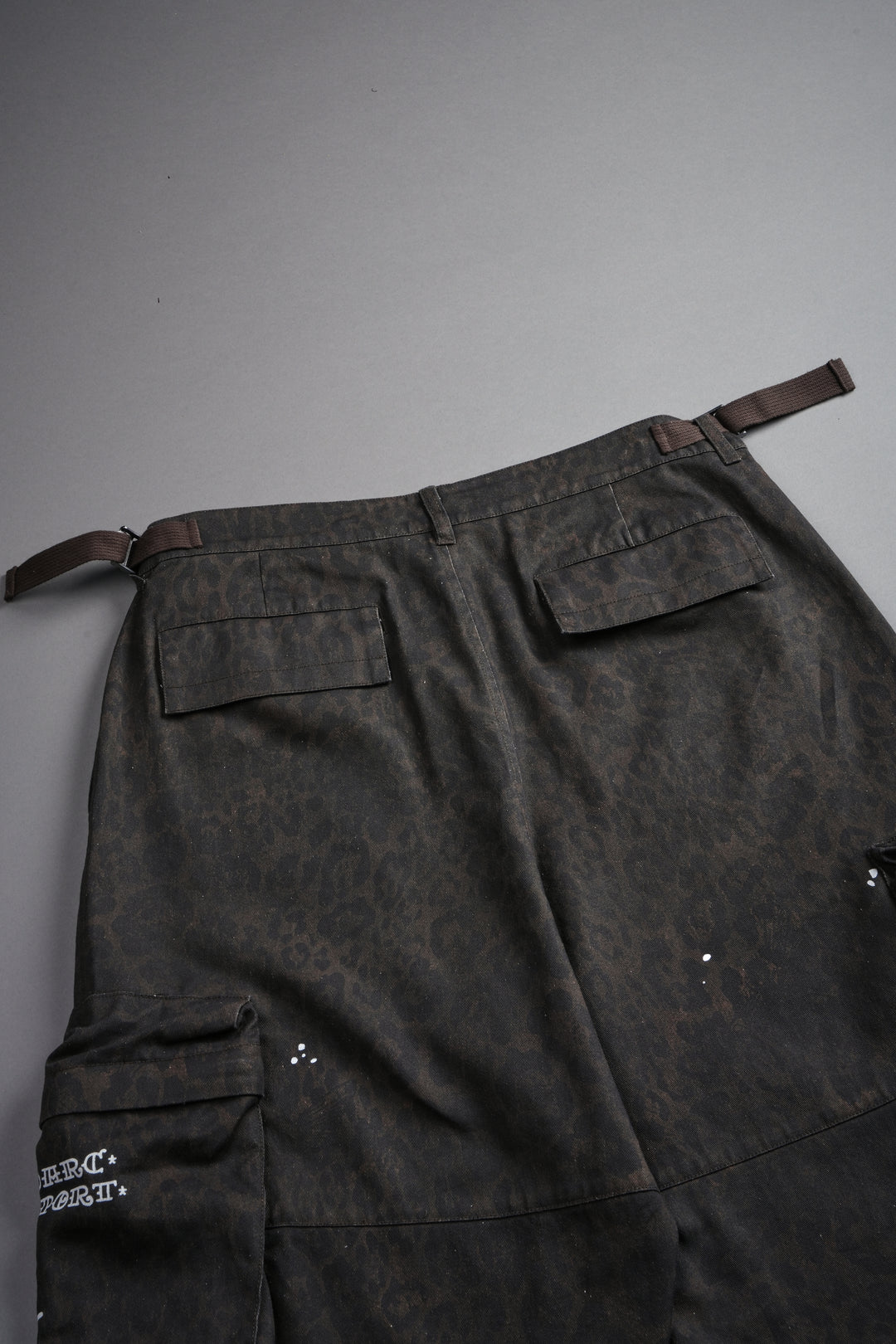 Darc Flash Duke Cargo Shorts in Darc Brown Leopard
