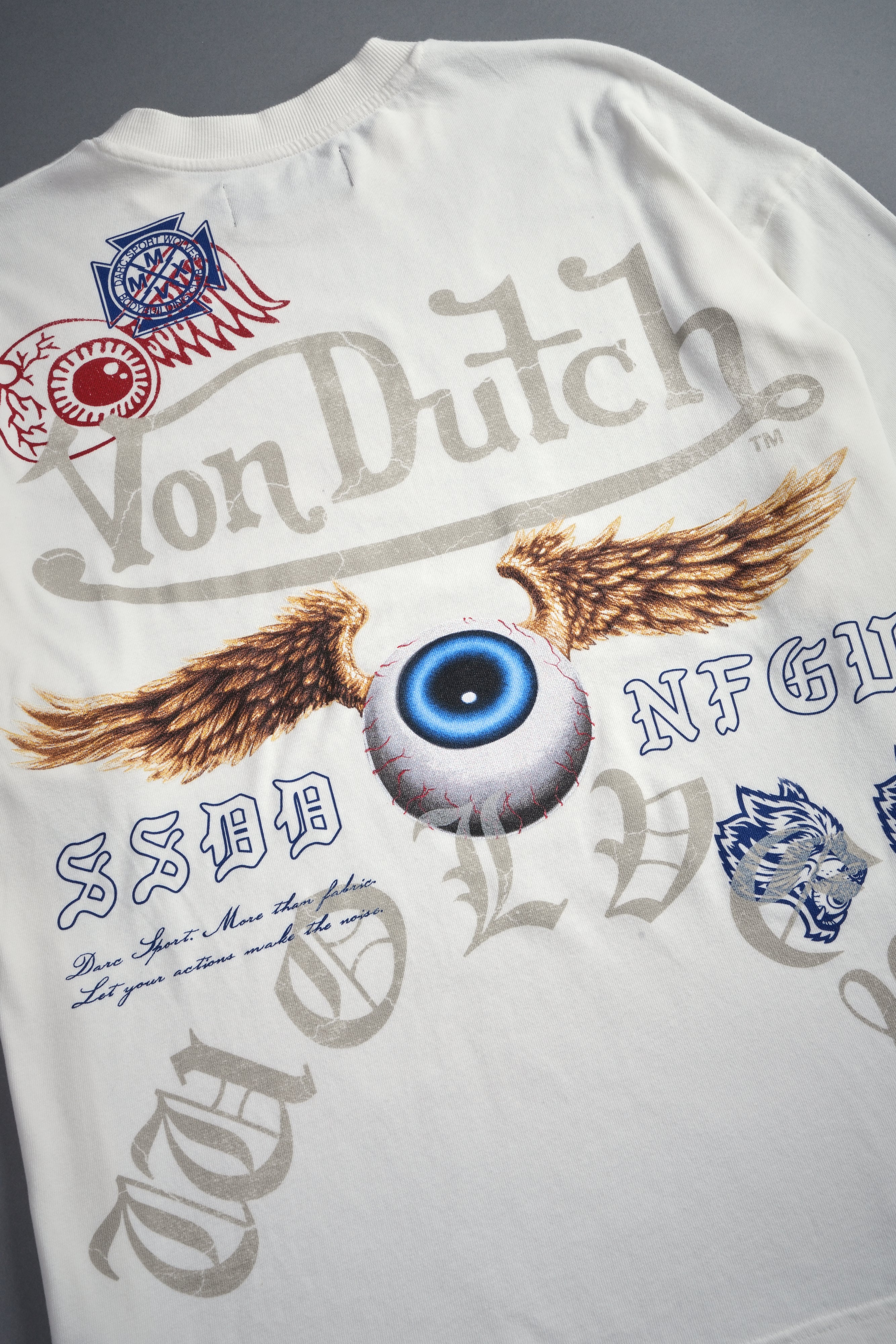 DSVD NFGU Premium Oversized Tee in Cream