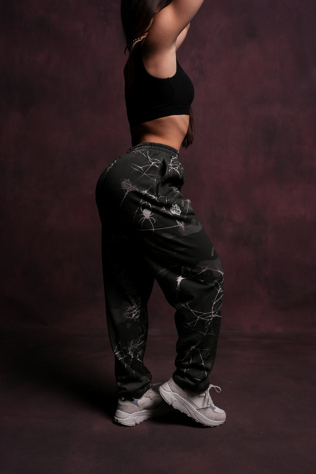 Iron Wolf She Kumite Sweat Pants in Spider Camo