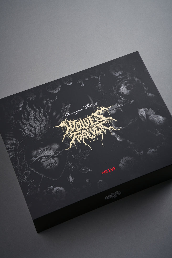 Corazón "Side-By-Side" Tee Box Set in Black