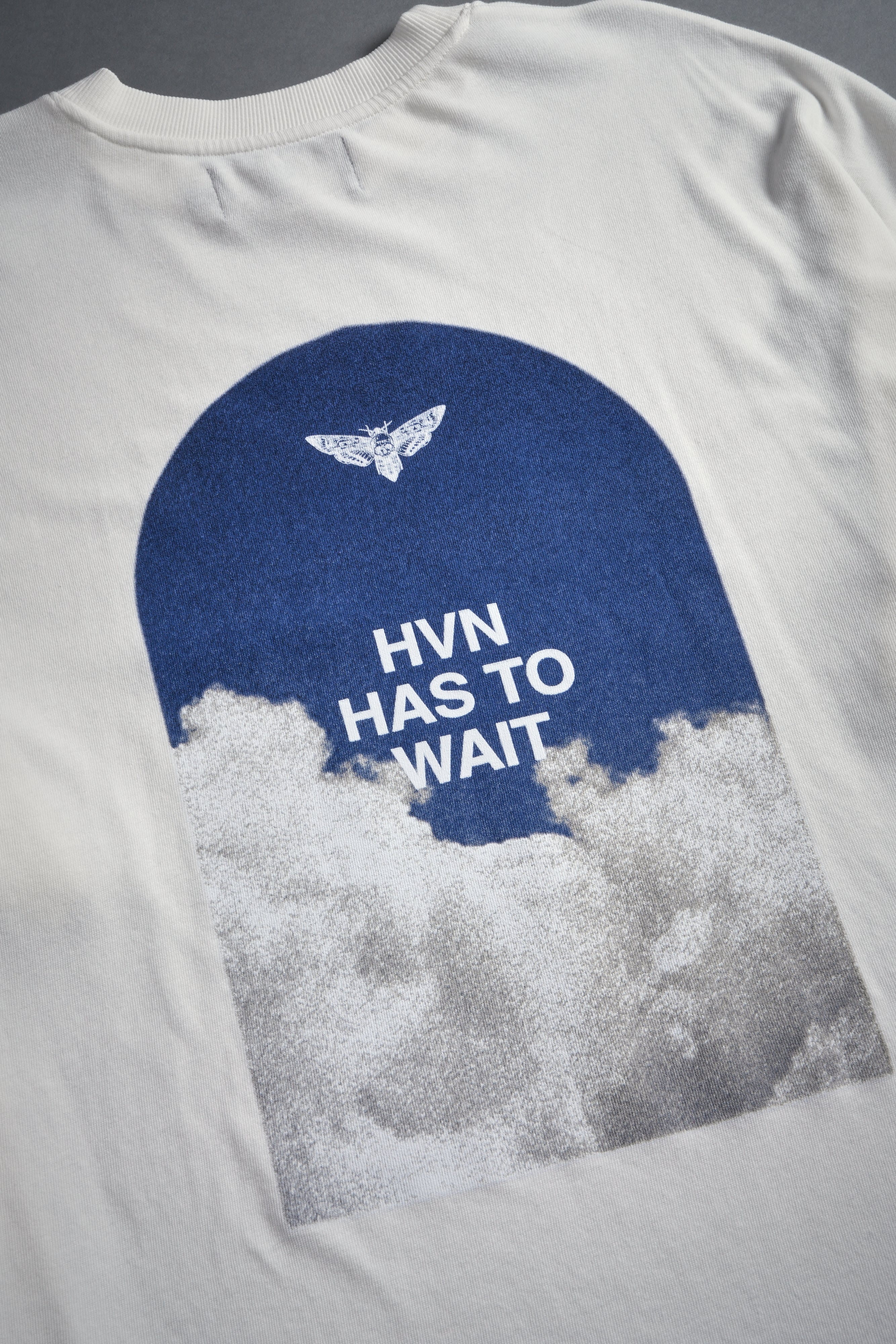 Window to Heaven "Premium" Oversized Tee in Cream