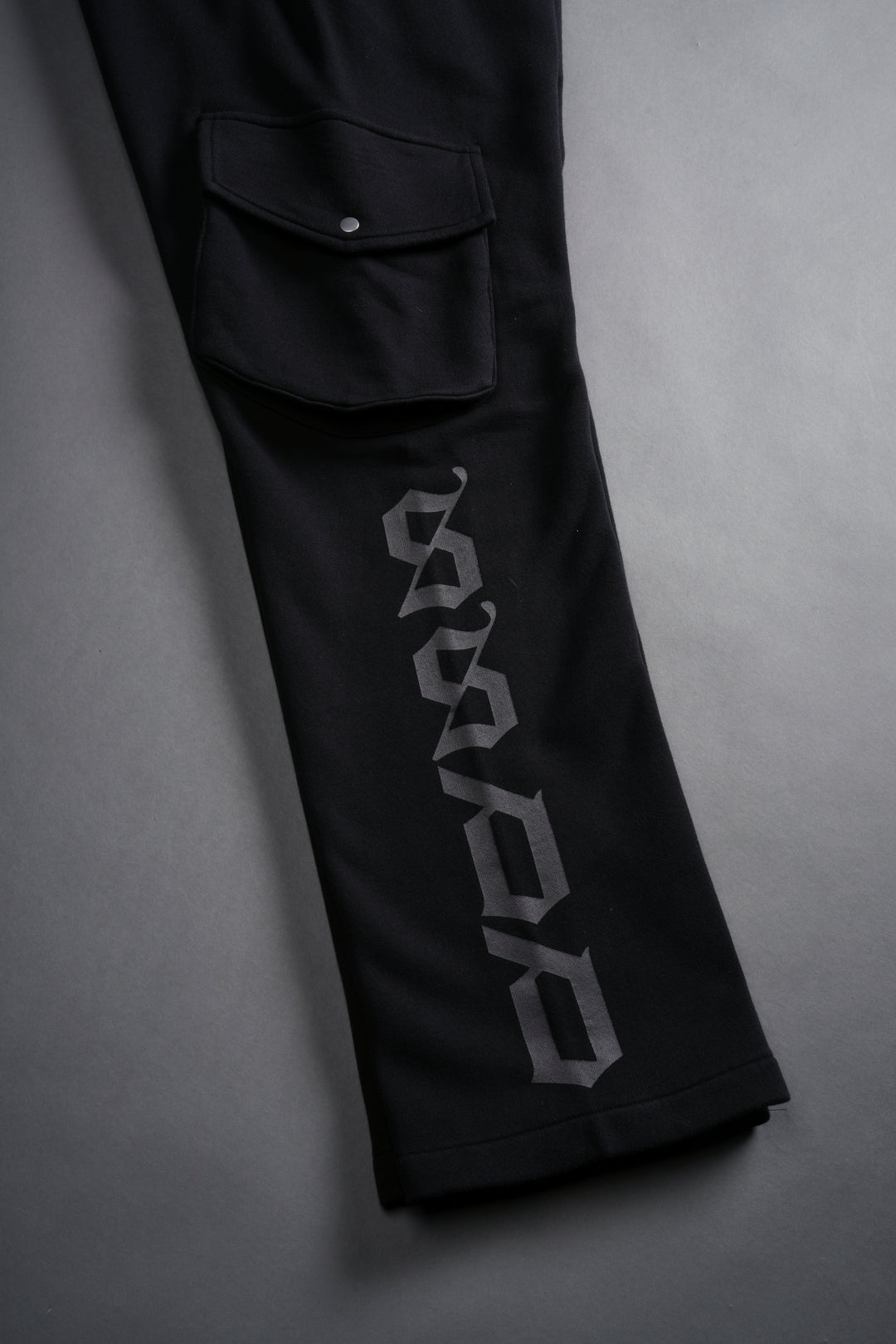 Our Mantra Bigelow Cargo Sweat Pants in Black