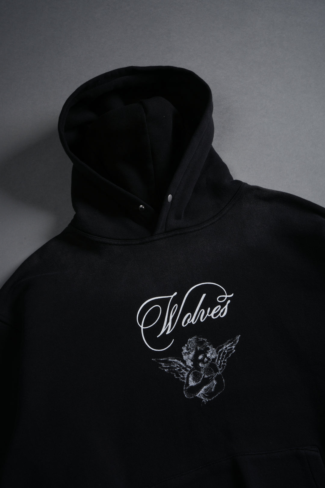 (1 OF 500) Divine Light "Pierce" Hoodie in Black Drift Wash