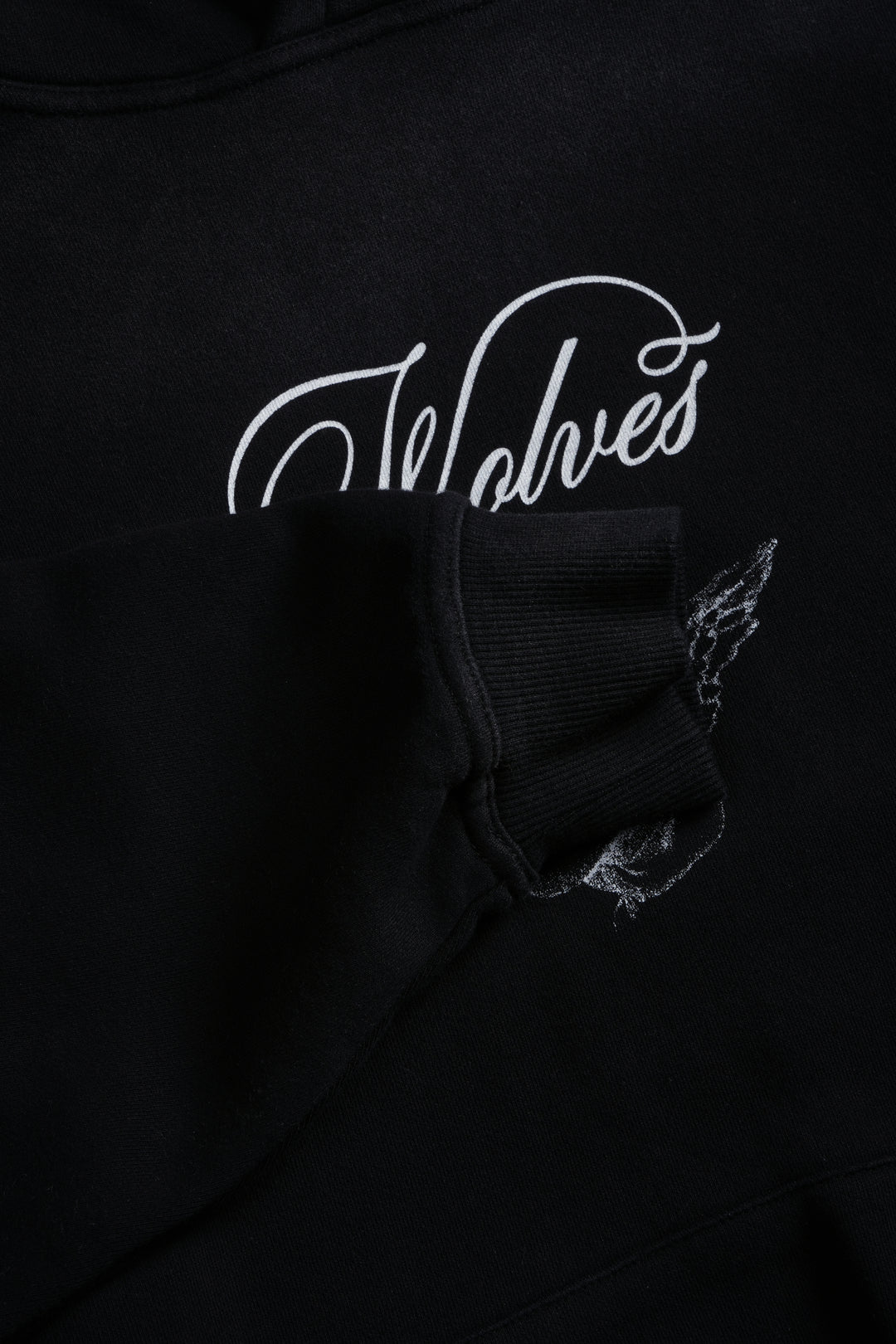 (1 OF 500) Divine Light "Pierce" Hoodie in Black Drift Wash