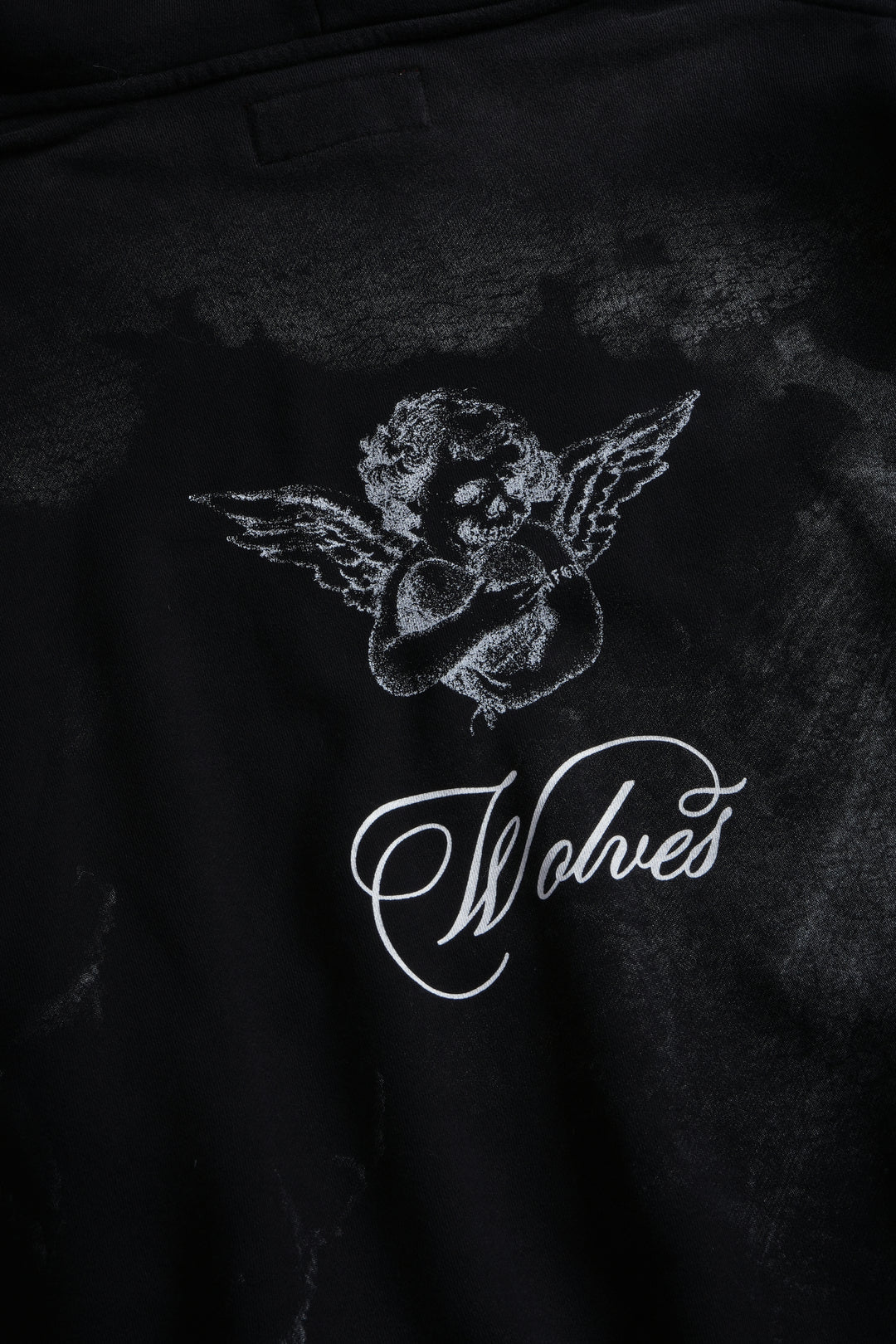 (1 OF 500) Divine Light "Pierce" Hoodie in Black Drift Wash