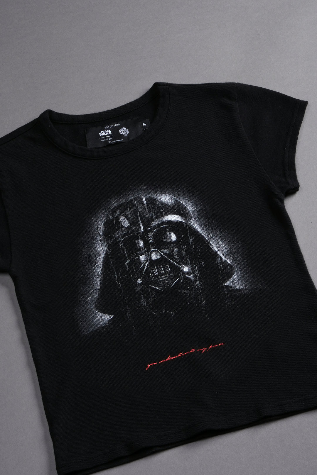 The Power Of The Dark Side "Baby" Tee in Black