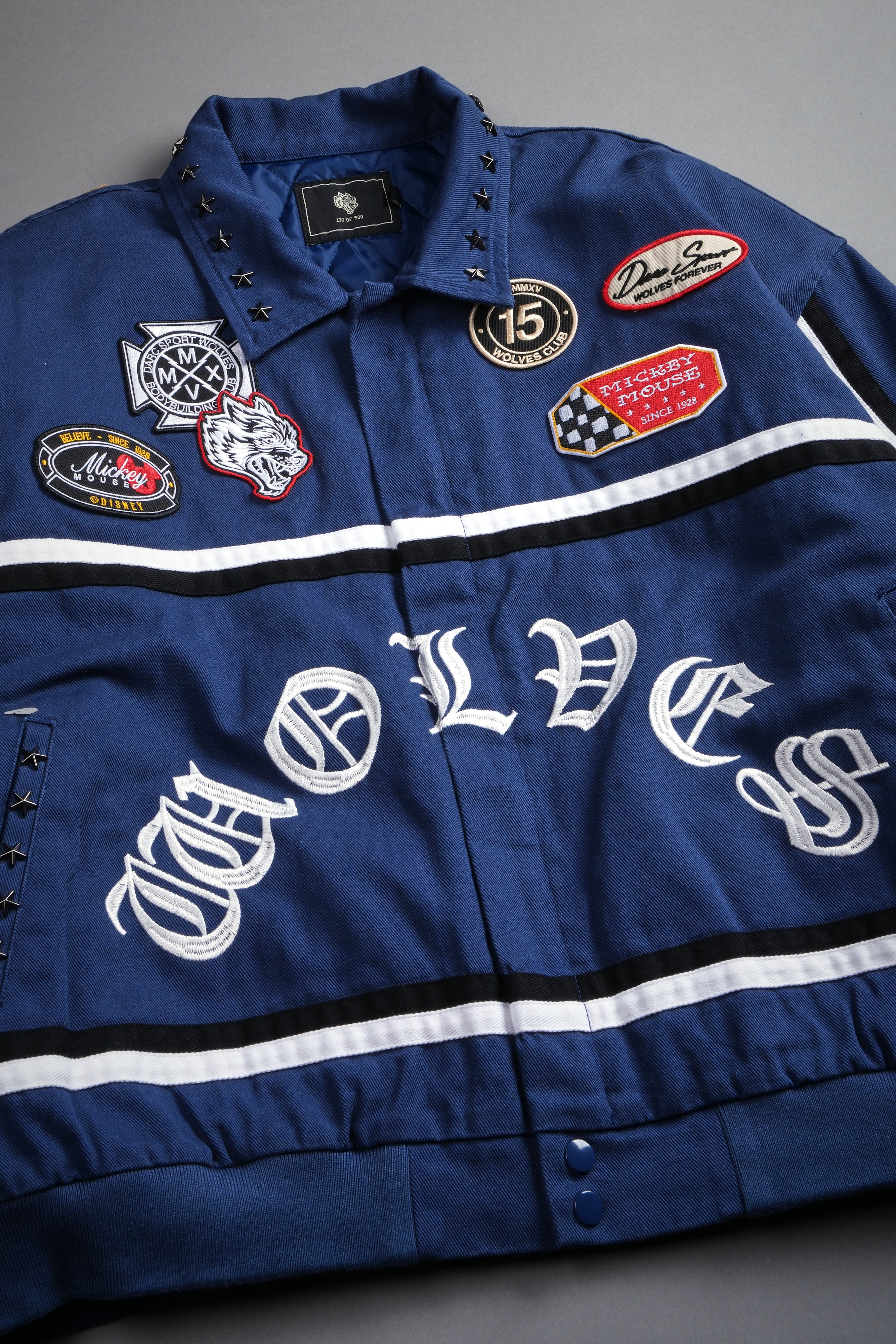 邦楽 Mickey Mickey Frvr Big Moe Jacket in Navy – DarcSport