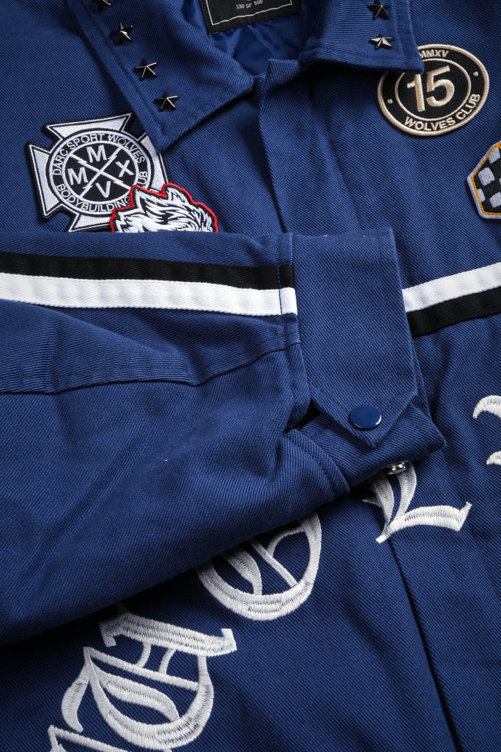 Mickey Frvr Big Moe Jacket in Navy
