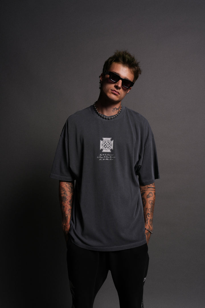 Her Energy "Premium" Oversized Tee in Darc Blue