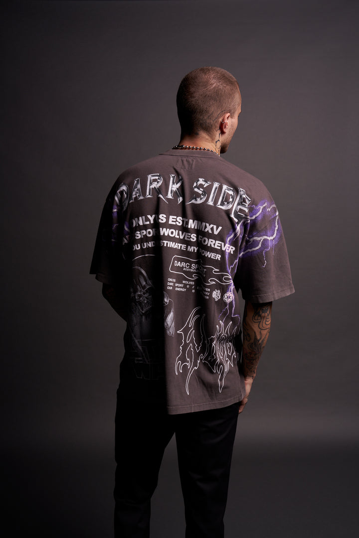 Come To The Dark Side "Premium" Oversized Tee in Wolf Gray