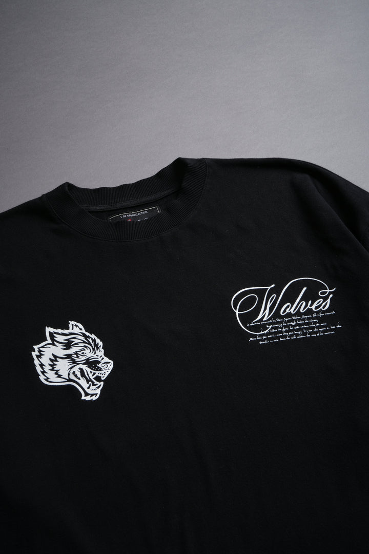 (1 OF 500) Unleash The Beast "Premium" Oversized Tee in Black