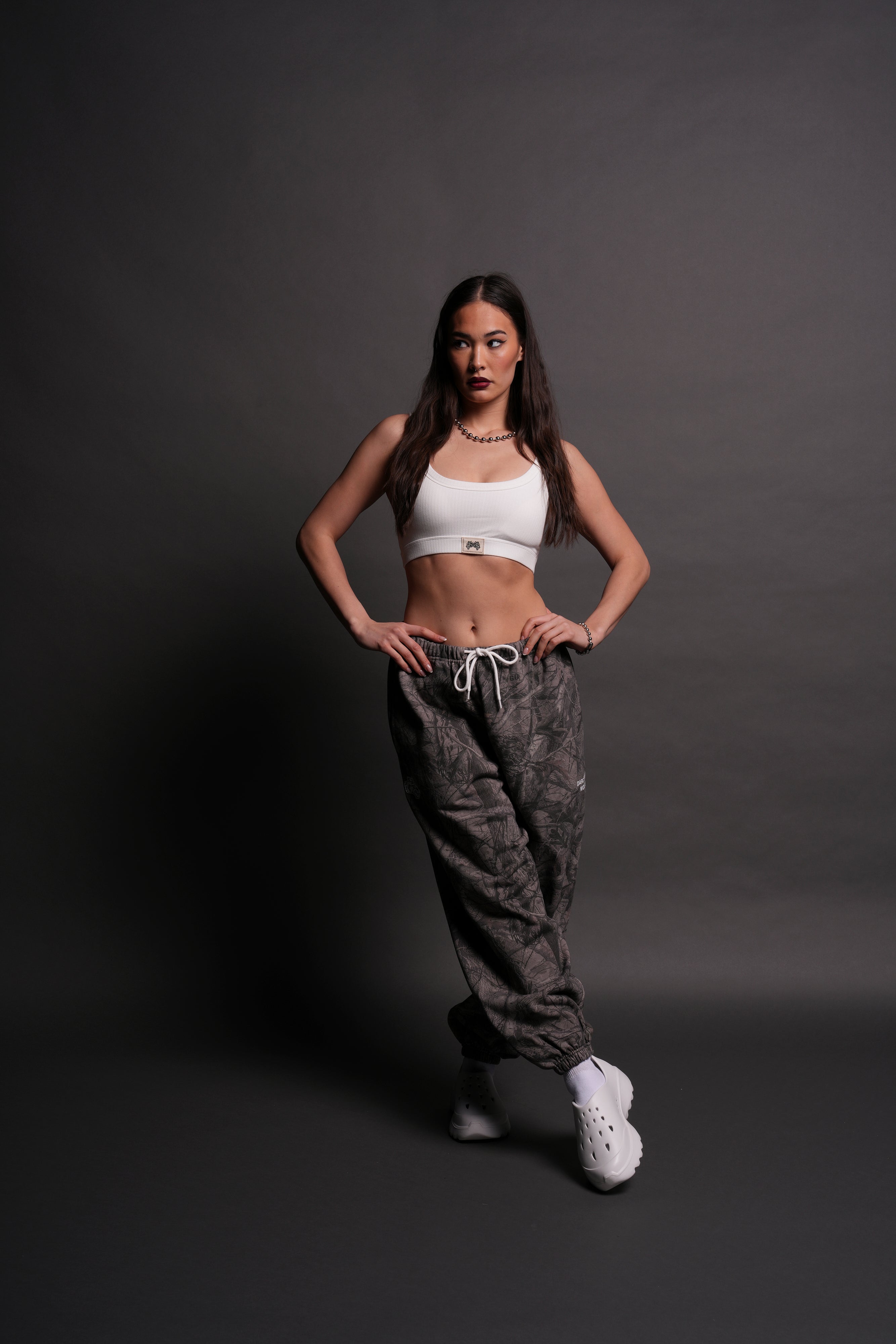 Darc Sport Wolves Lounger Sweat Pants in Driftwood Wolf