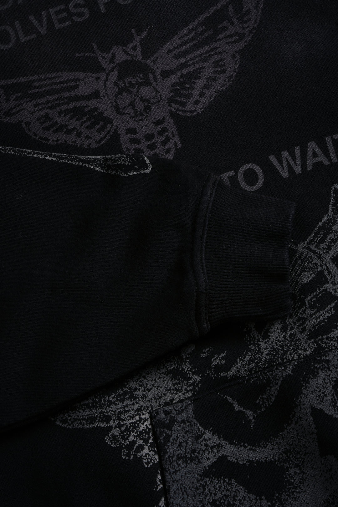 Sacred Flash "Pierce" Hoodie in Black Drift Wash