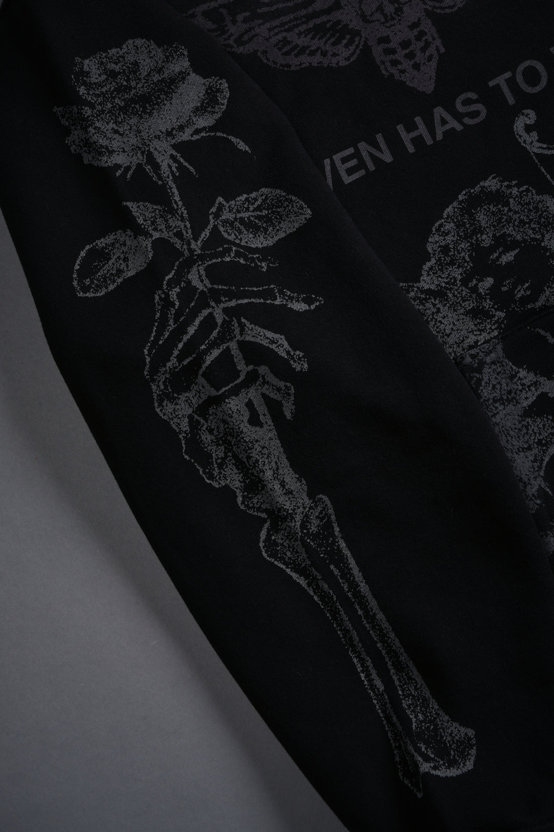 Sacred Flash "Pierce" Hoodie in Black Drift Wash