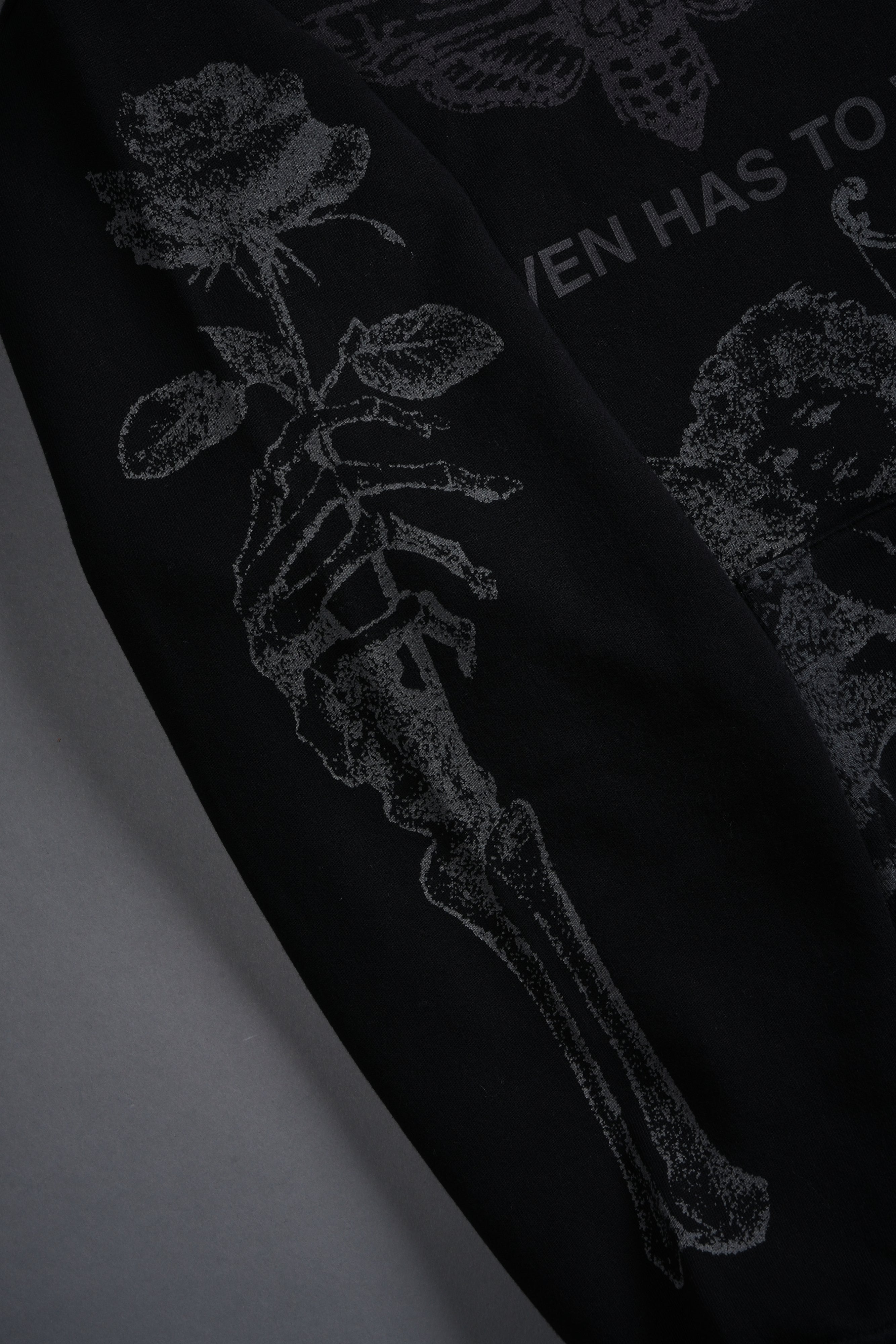 Sacred Flash "Pierce" Hoodie in Black Drift Wash