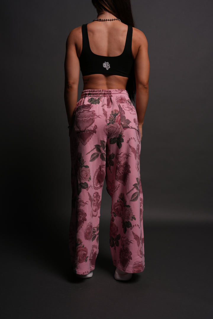 Chopper Wolf Mia Sweat Pants in De la Rosa