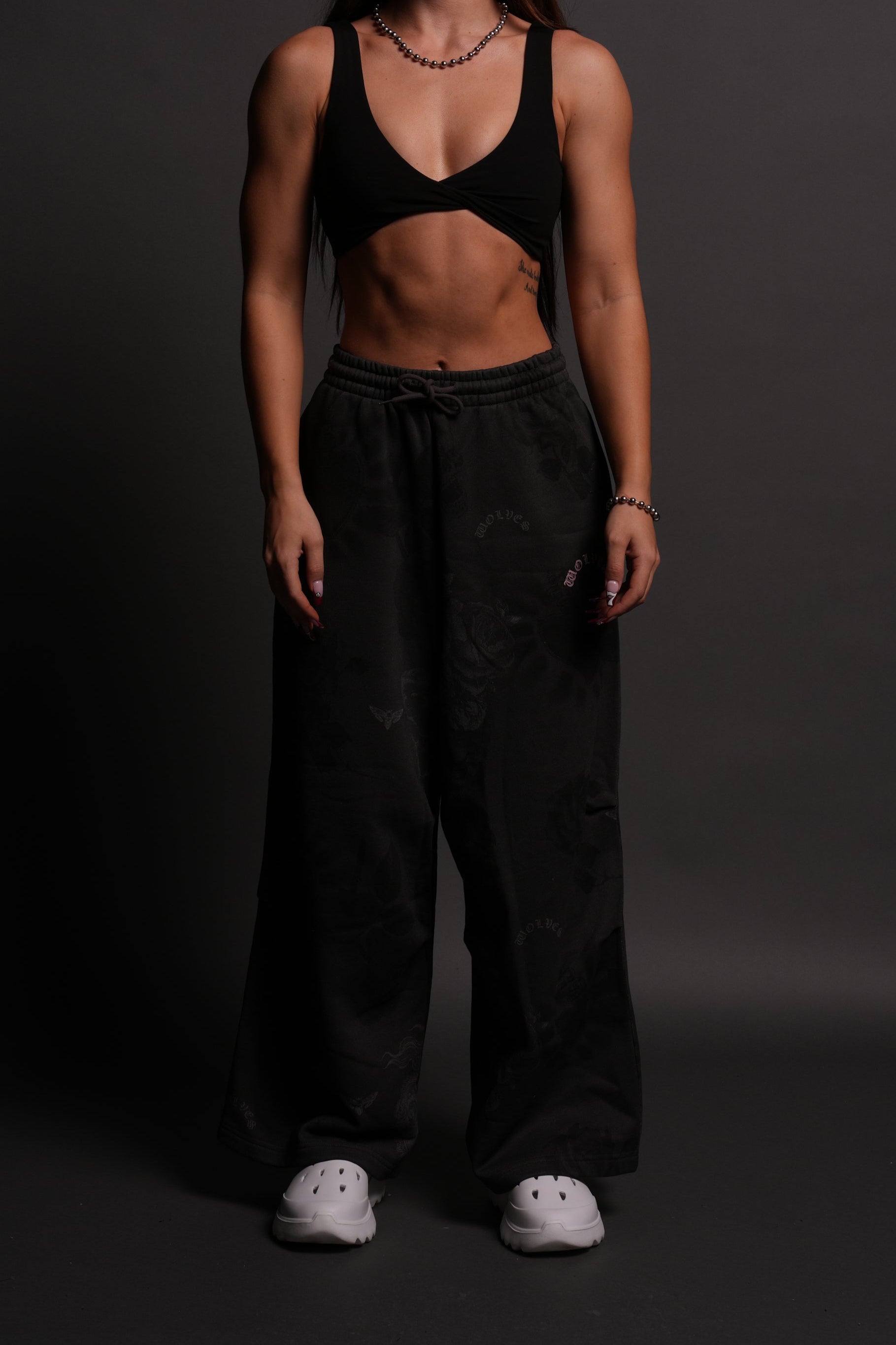 Chopper Wolf Mia Sweat Pants in Lobo
