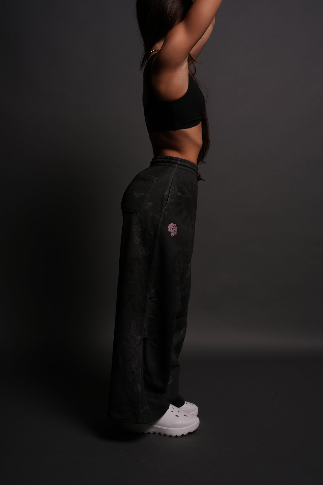 Chopper Wolf Mia Sweat Pants in Lobo