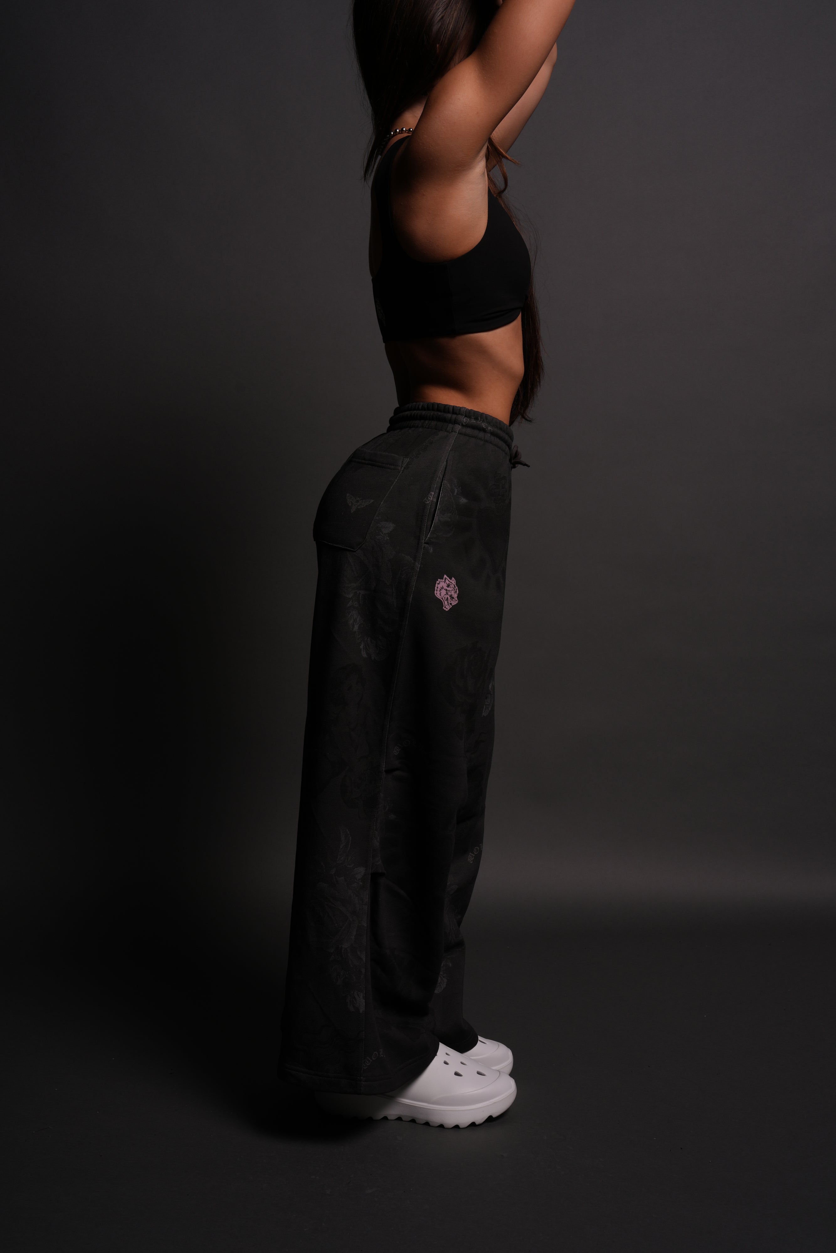 Chopper Wolf Mia Sweat Pants in Lobo