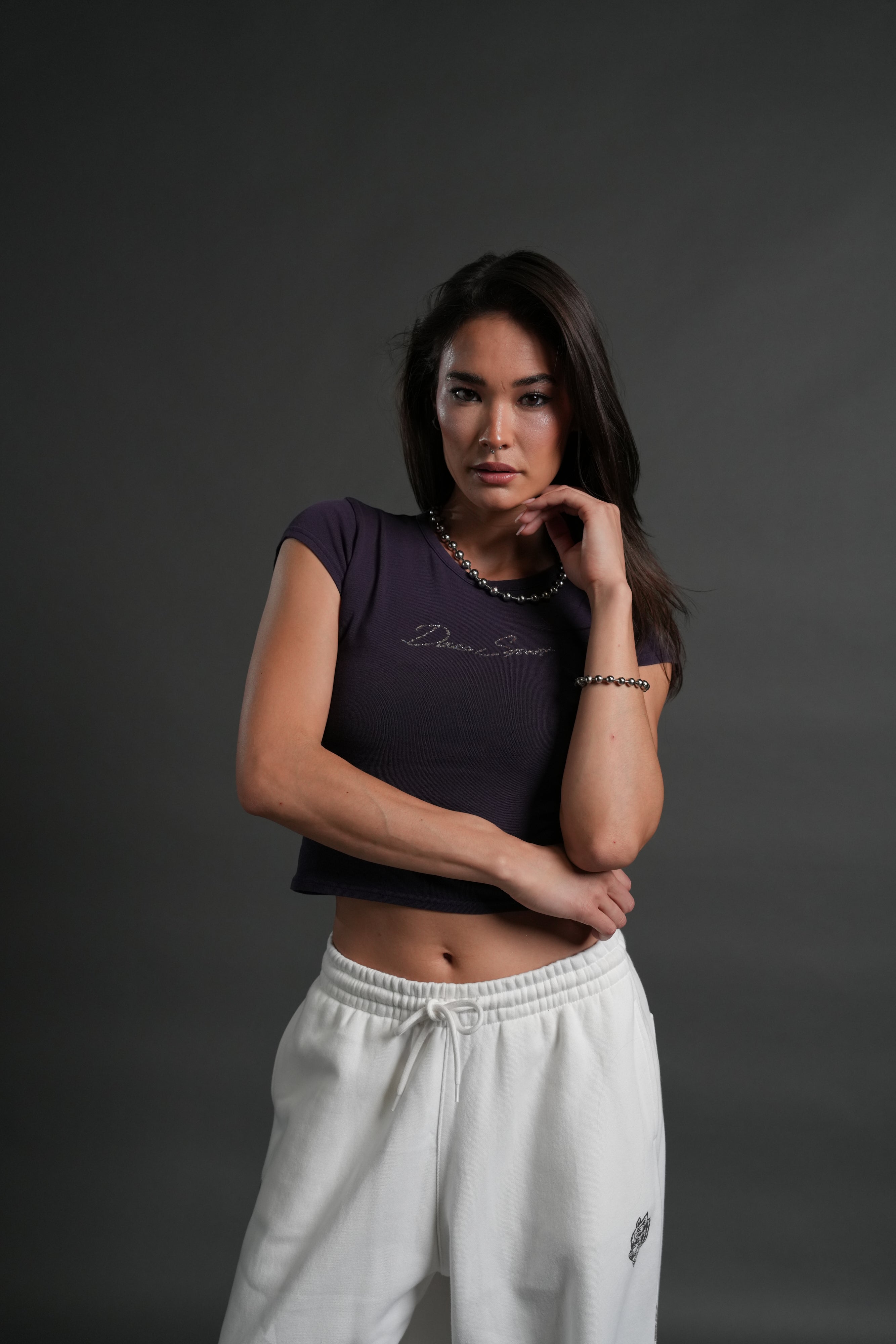 Darc Star "Baby" Tee in Phantom Purple