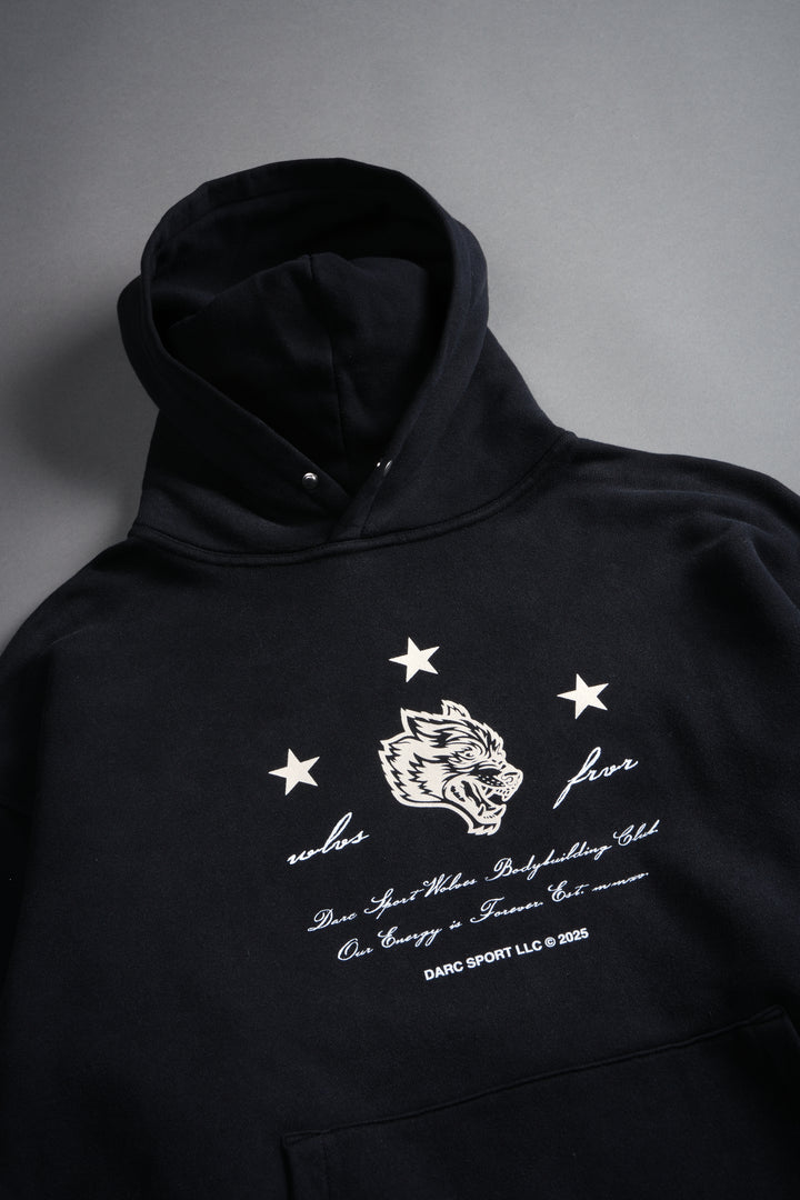 She's a Star Unisex "Pierce" Hoodie in Black Drift Wash