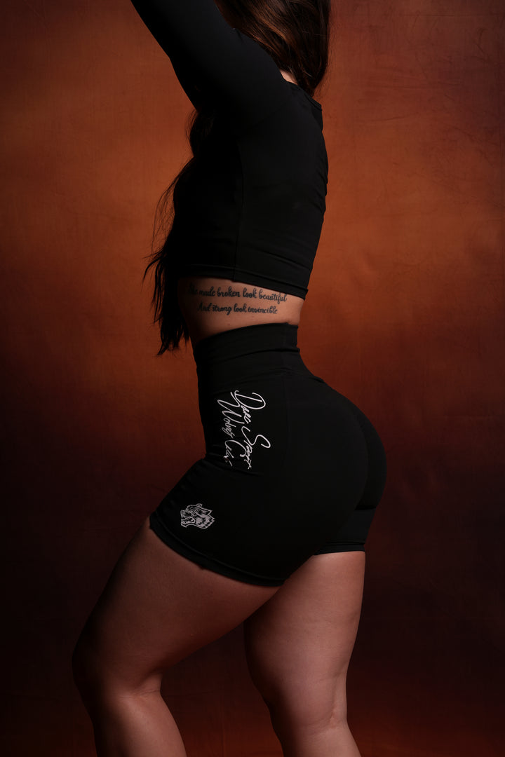 Wolves Hesh Forever "Georgia" Energy Shorts in Black