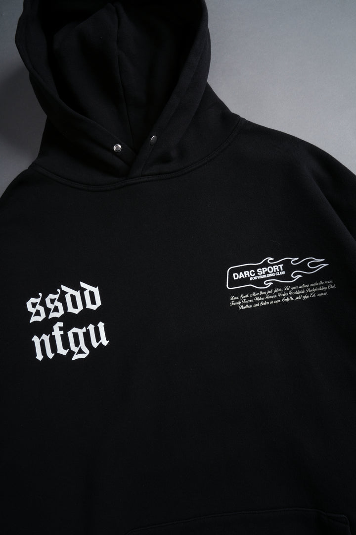 Three Wolves "Pierce" Hoodie in Black