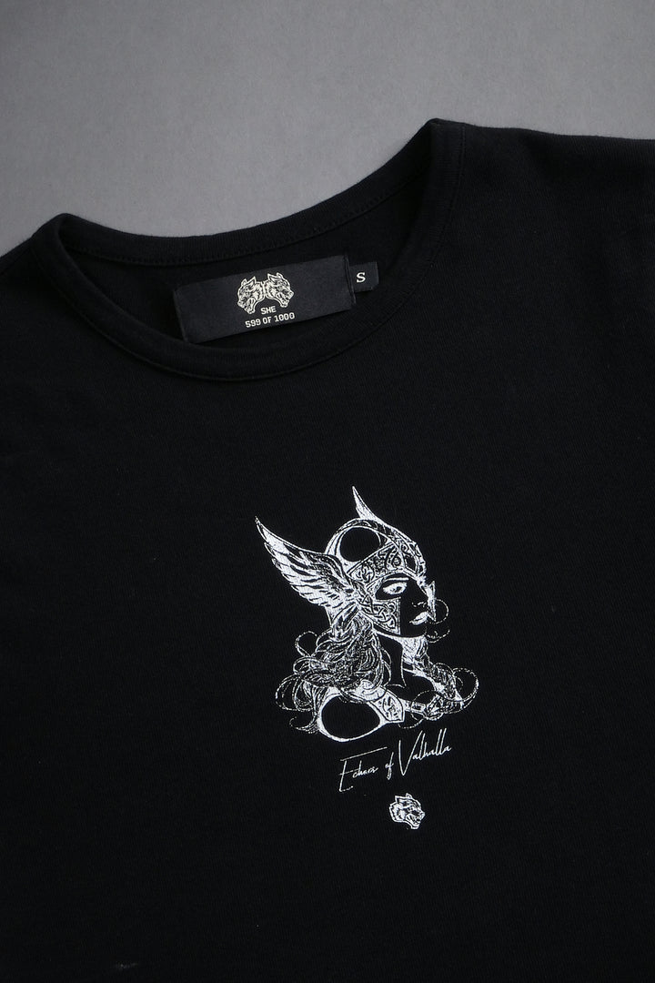 She Warrior "Baby" Tee in Black